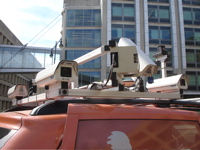 mobile mapping van roof